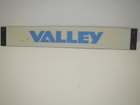 Valley / Cougar Darts Marquee/Insert (Item #16) (22 1/2 X 3 1/4) $12.99